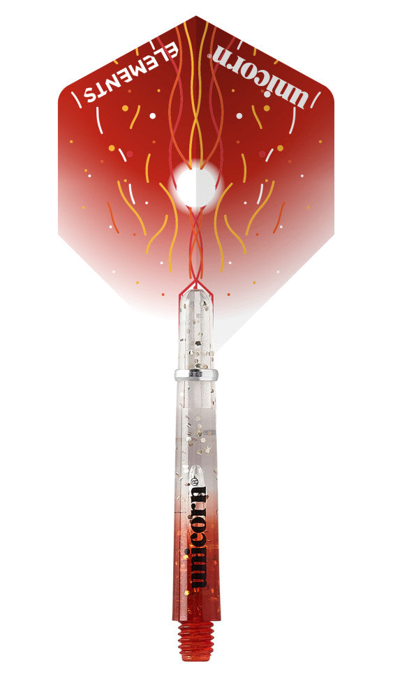 Gripper 4 Elements Firestorm Two-Tone Flight and Shaft Combo