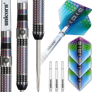 Unicorn Iris Steel Tip Dart Set - 90% Tungsten, 24g