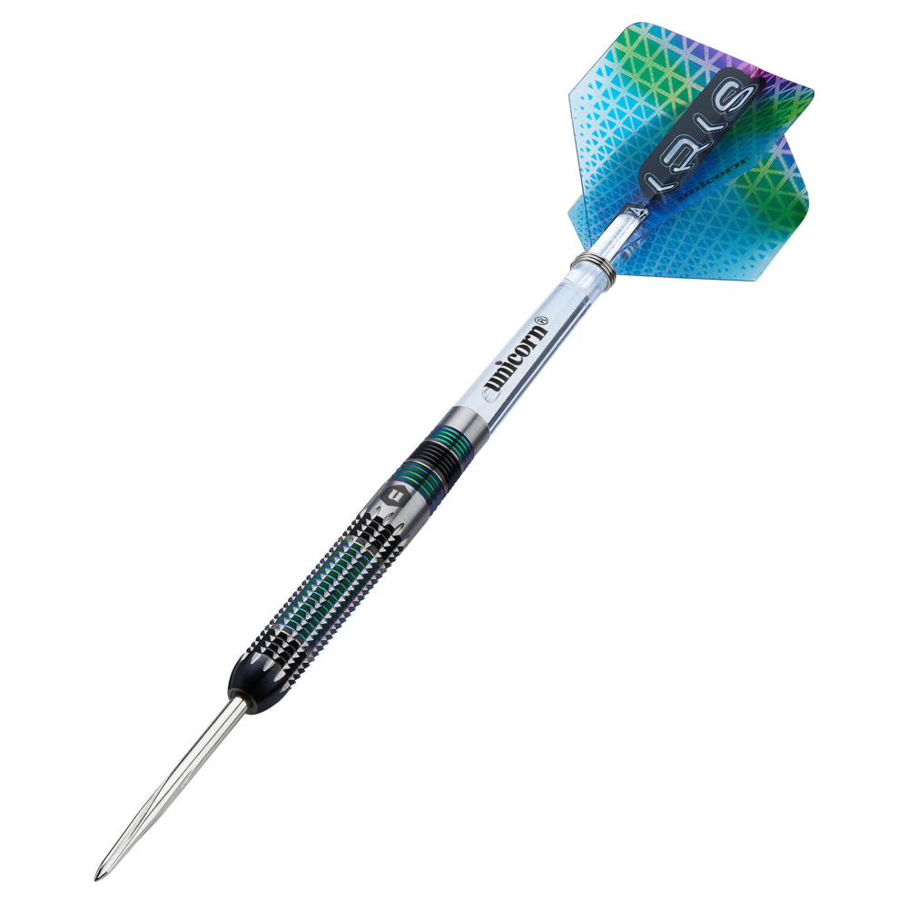 Unicorn Iris Steel Tip Dart Set - 90% Tungsten, 24g