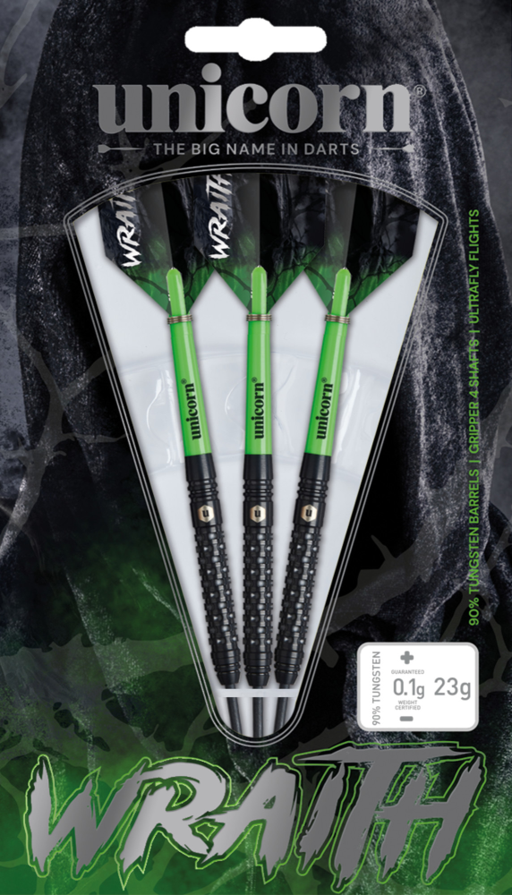 Unicorn Wraith Steel Tip Dart Set, 23g