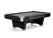 Black Wolf Pro 8' Matte Black with Pocket, Pool Table - 101.25"L x 57.25"W x 32"H