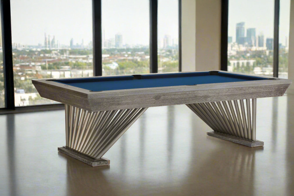 Brescia 8' Dark Charcoal, Pool Table - 104"L x 60"W x 32" H