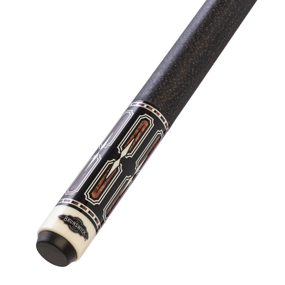 Brunswick Cue 21 oz Brown Decal Linen Wrap