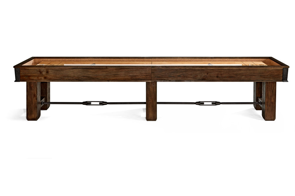 Canton 12' Black Forest, Shuffleboard Table - 147.3"L x 29.9"W x 32.3"H