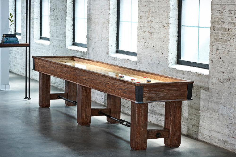 Canton 14' Black Forest 2 PC Playfield, Shuffleboard Table - 171.5"L x 29.9"W x 32.3"H
