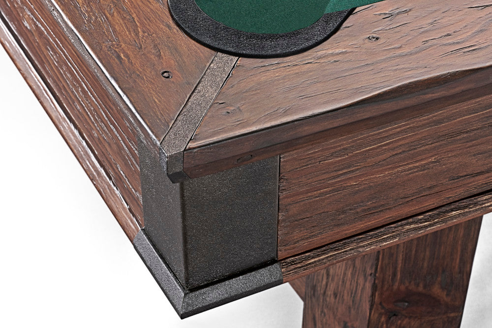 Canton 8' Rustic Grey , Pool Table - 90"L x 52"W