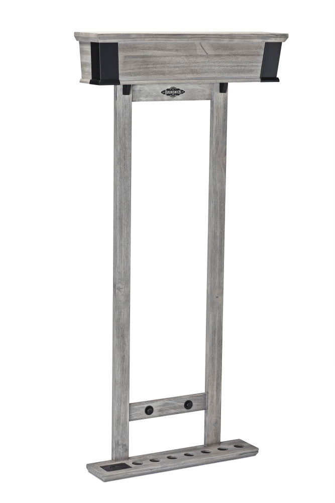Canton Wall Rack - Rustic Grey 62"L x 30"W x 7"D