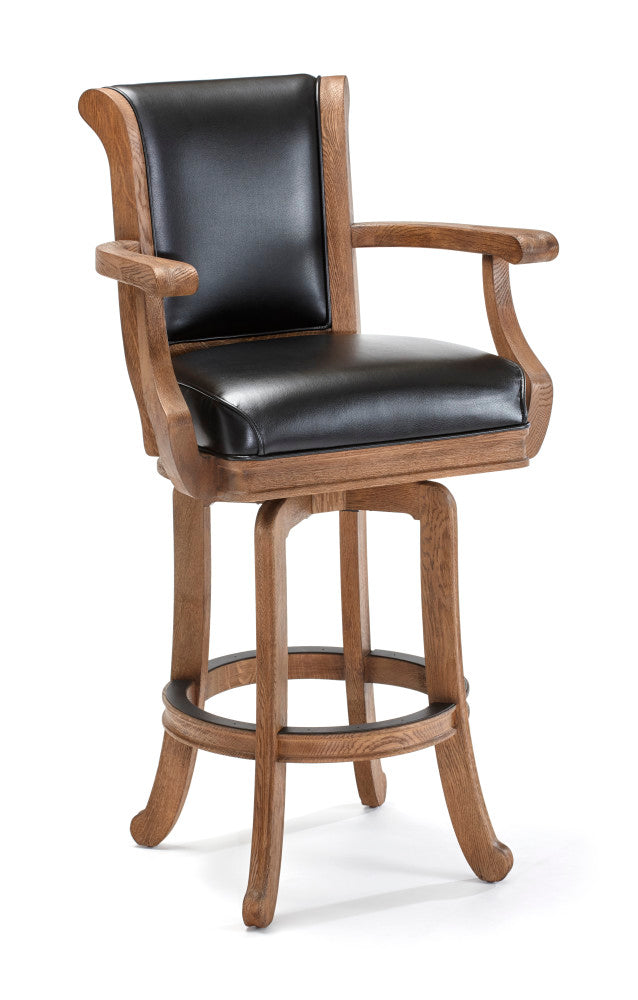 Centennial Classic Bar Stools - Rustic Dark Brown (Set of 2)