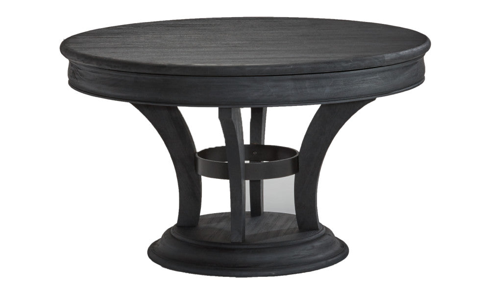 Centennial Game Table - Black Wired Brush - 54"L x 54"W x 31.8"H