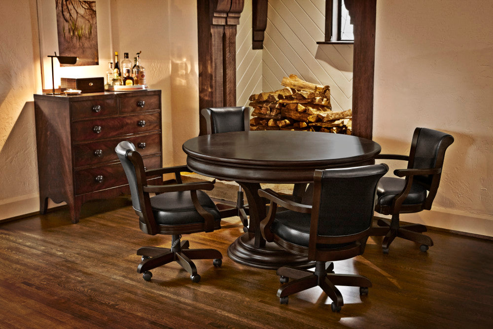 Centennial Game Table - Espresso   - 54"L x 54"W x 31.8"H