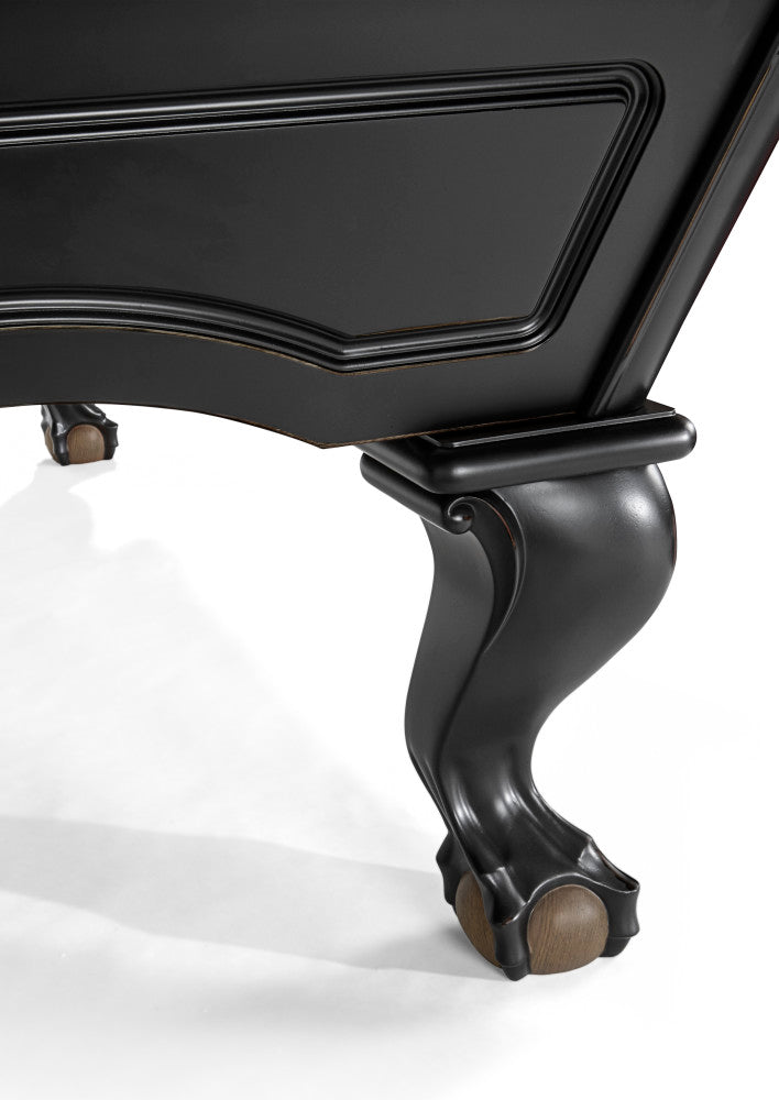 Glenwood 8' Two Tone MB / Coffee with Talon Ball & Claw Leg - Shield Pockets  , Pool Table - 98.5"L x 54.5"W x 32"H