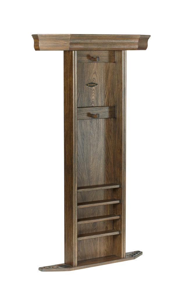 Heritage Wall Rack - Coffee  57.1"L x 35"W x 6.5"D