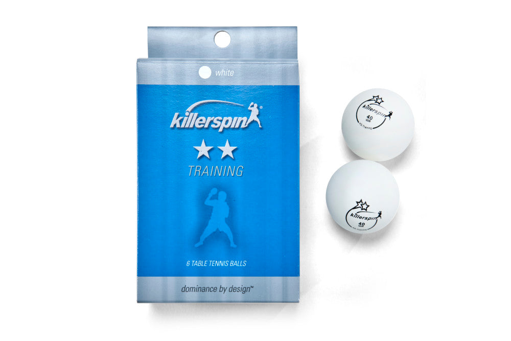 6PK White Training Balls