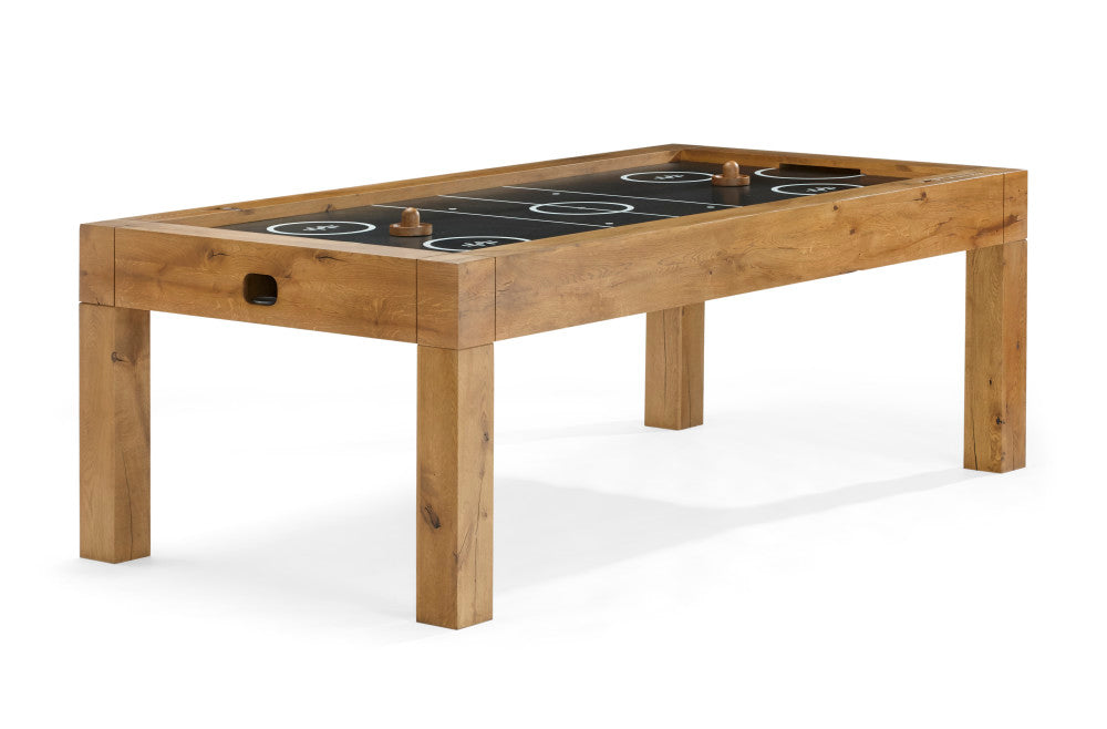 Parsons Air Hockey Table - Natural Dry Oak - 86.5"L x 44.3"W x 30"H