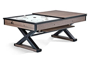 Premier Air Hockey Table - Weathered Oak - 87"L x 47"W x 31.25"H