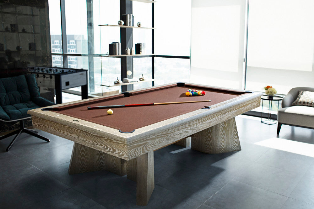 Sagrada 8' Sandwashed , Pool Table - 102"L x 58"W x 32"H