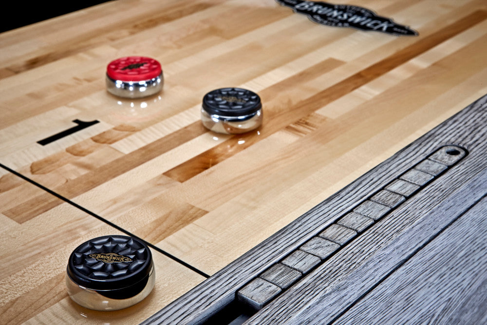 Sanibel 14' Rustic Grey, Shuffleboard Table - 169.9"L x 28.4"W x 32.1"H