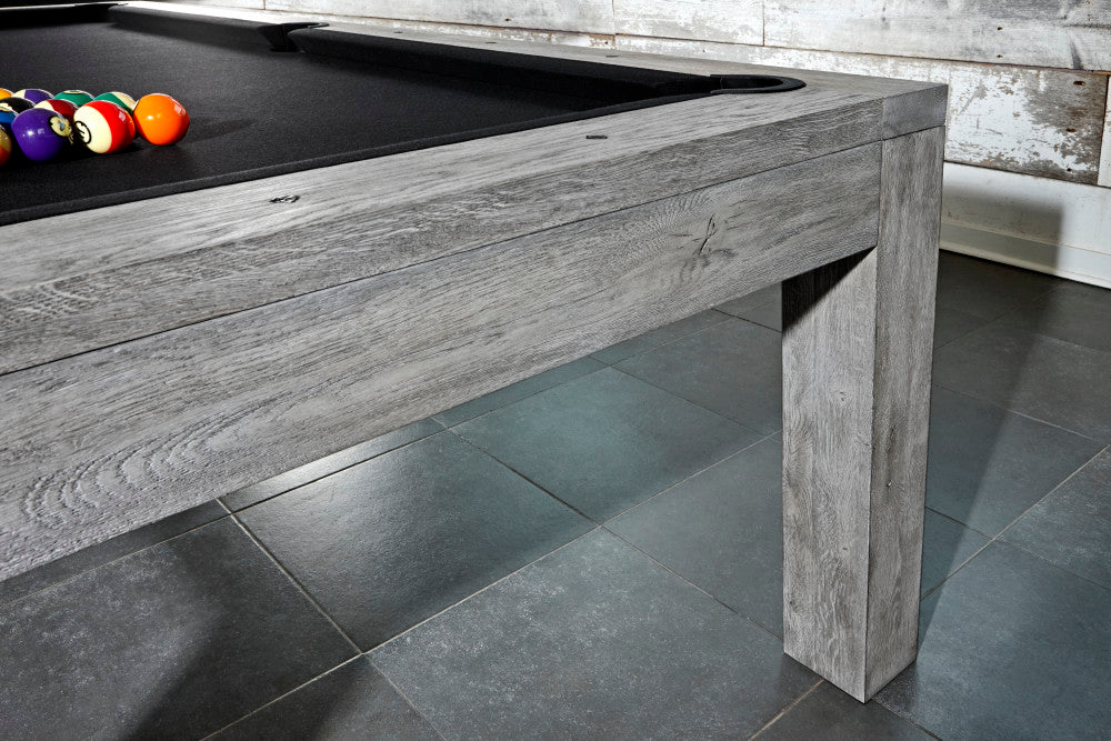 Sanibel 8' Rustic Grey , Pool Table - 90"L x 52"W x 32"H