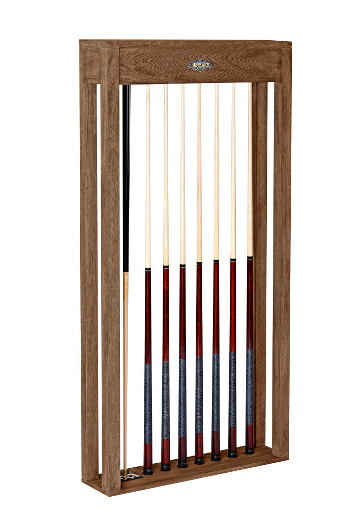 Sanibel Wall Rack - Rustic Dark Brown 60.9"L x 30.25"W x 7.1"D