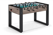 Corner Kick Foosball Table - Weathered Oak - 55.1"L x 24.9"W x 36"H