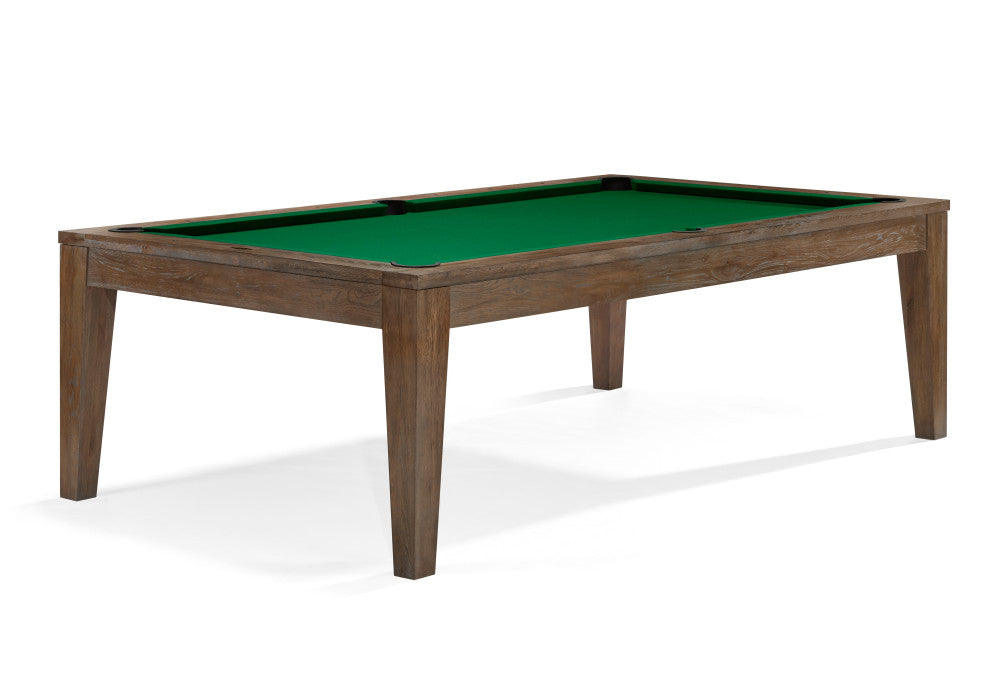 The Loft 8' Tapered Leg Nutmeg, Pool Table - 102"L x 58"W x 32"H