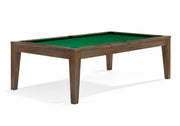 The Loft 8' Tapered Leg Nutmeg, Pool Table - 102"L x 58"W x 32"H