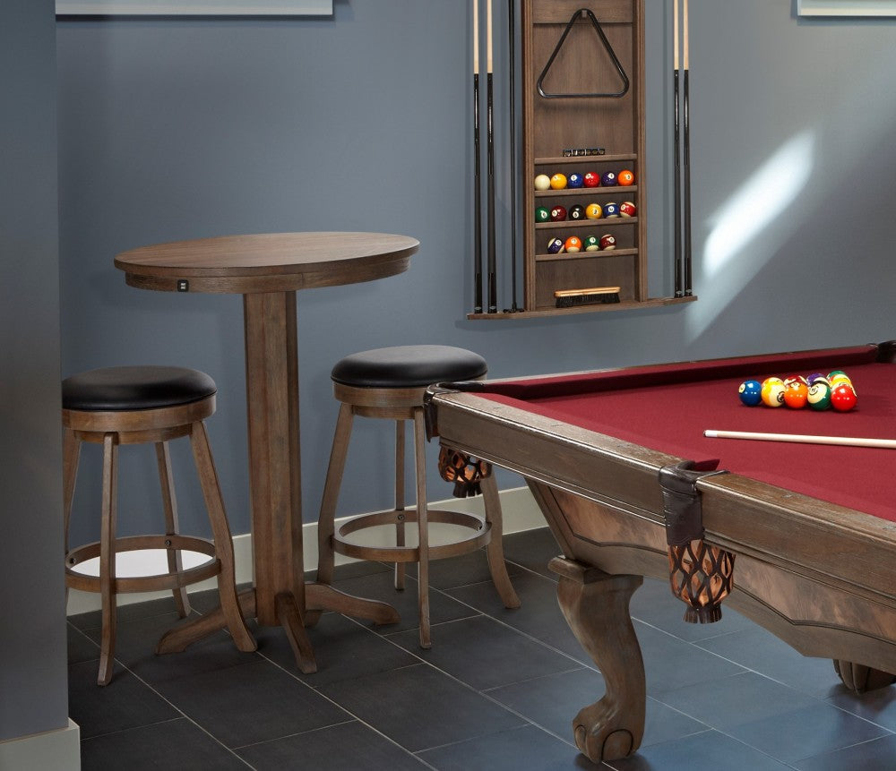 Traditional Backless Pub Stool - Nutmeg -