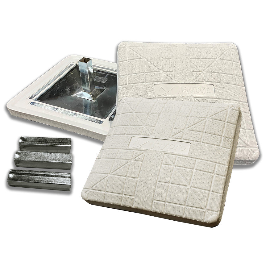 Baseball Base Set - Pro-Style Hollywood (18 in.L x 18 in.W x 3 in.H) (Set of 3) (White)