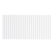 Corrugated Paper, White, 48" x 25', 1 Roll