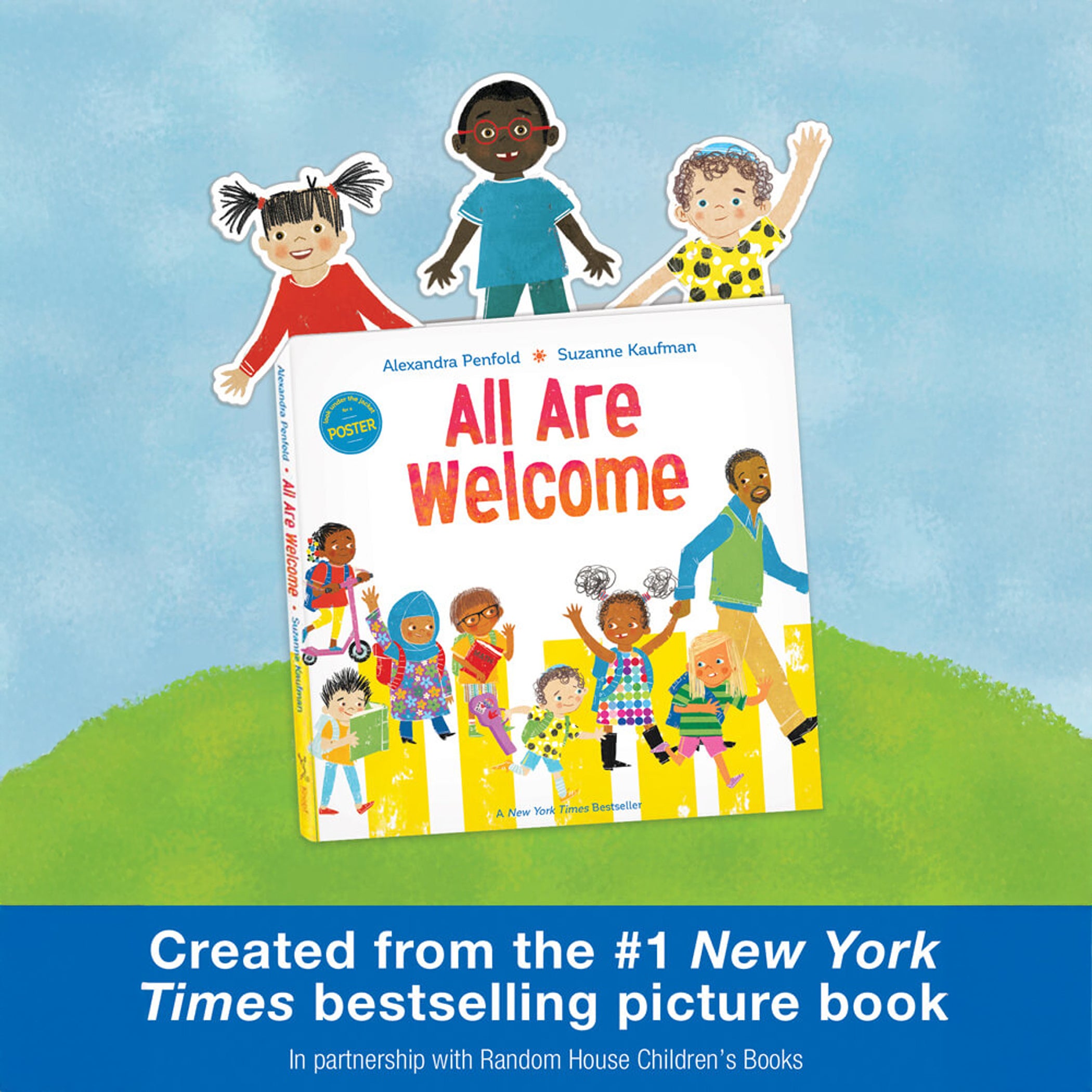 All Are Welcome Kids Straight Borders, 36 Feet