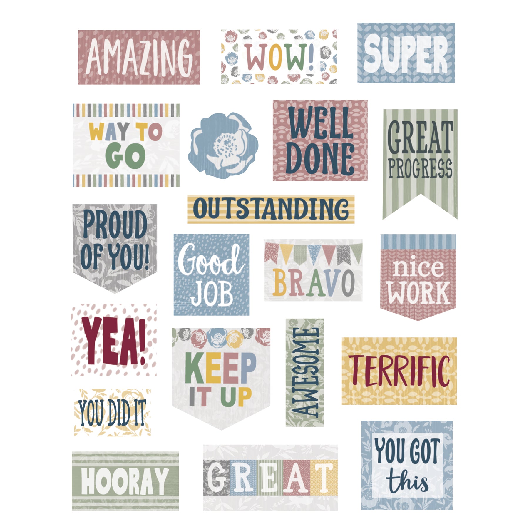 Classroom Cottage Stickers, Pack of 120