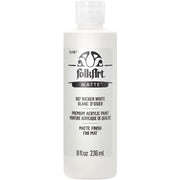 Acrylic Paint Matte, 8oz., Wicker White