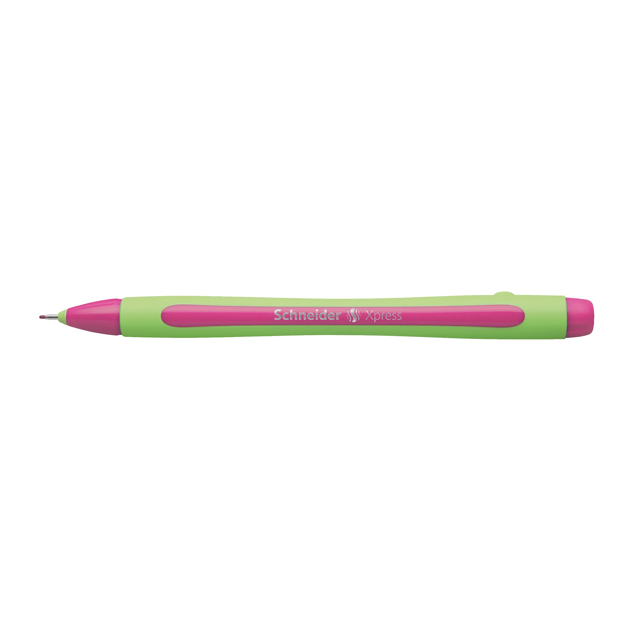 Xpress Premium Fineliner Pen, Fiber Tip, 0.8 mm, Pink Ink, Single Pen