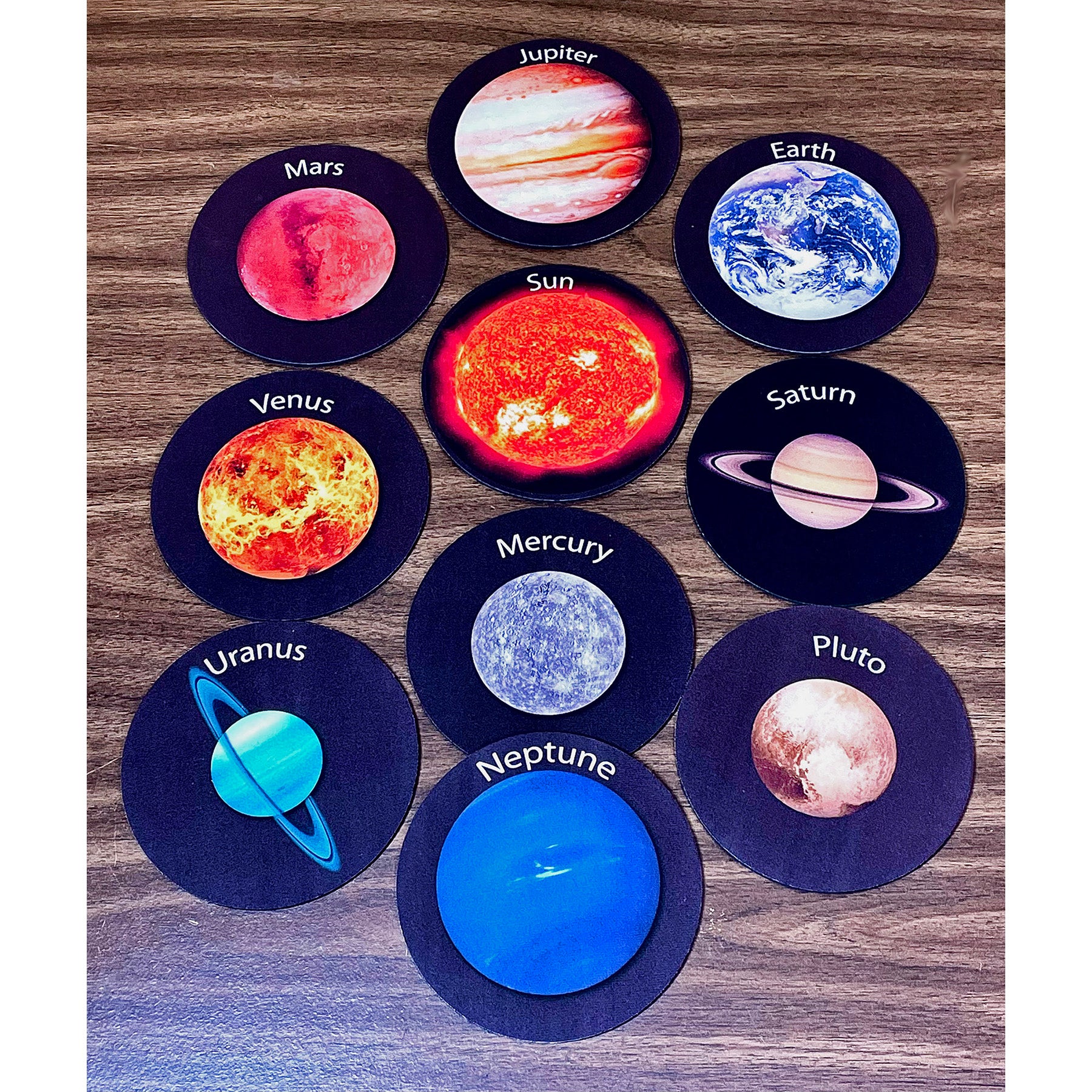 The Original Fun Mat™, Sensory Spots™, 6" Solar System Set, 10 Pieces
