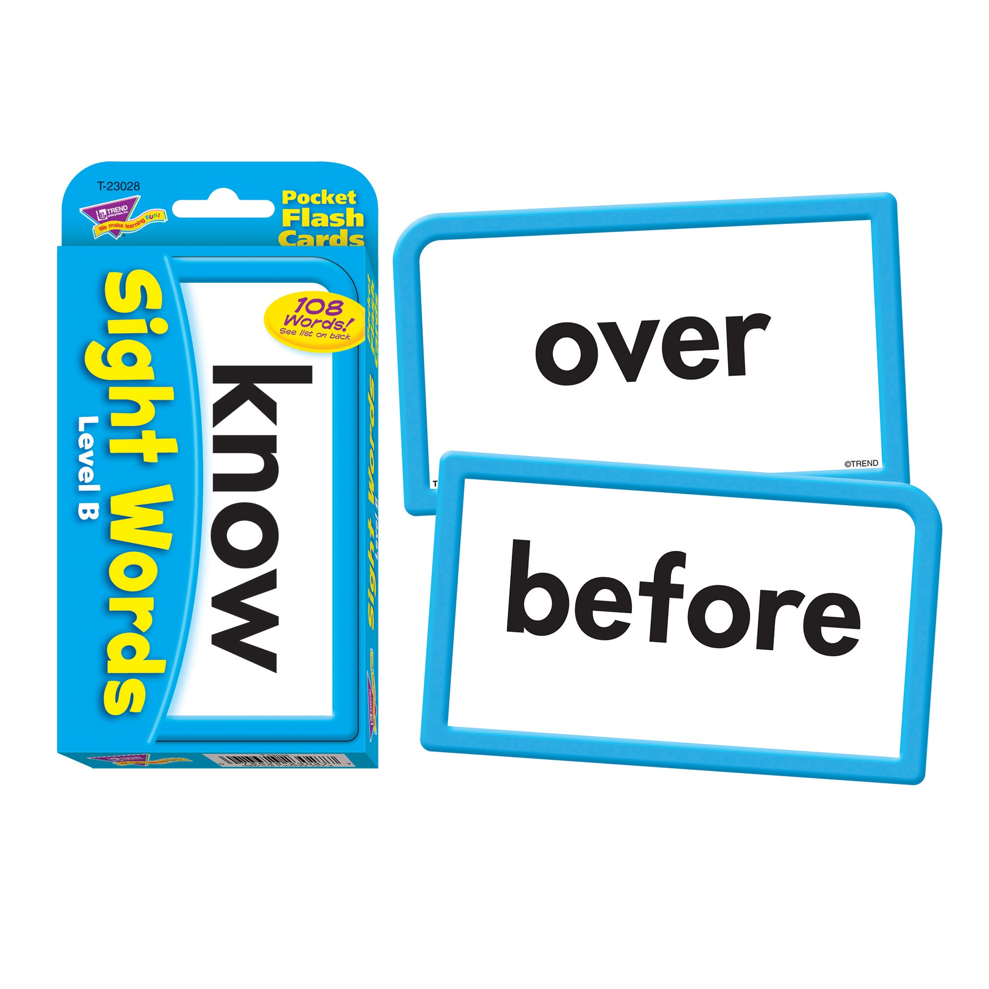 Sight Words – Level B Pocket Flash Cards