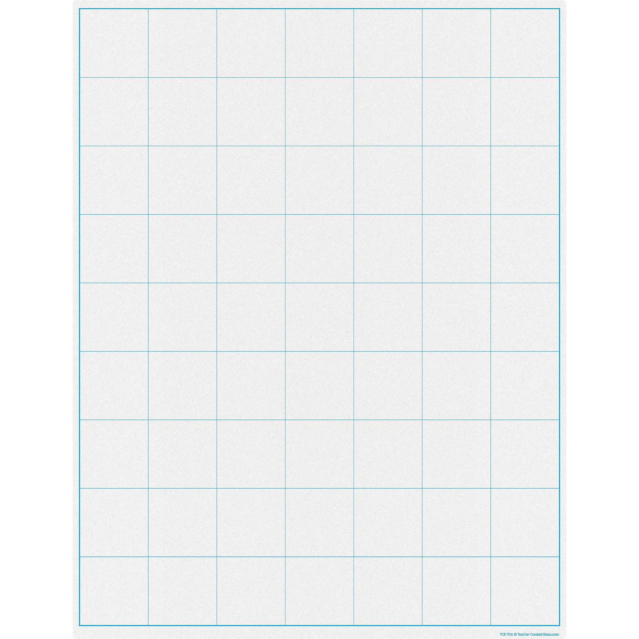 Graphing Grid Large Squares Write-on/Wipe-off Chart
