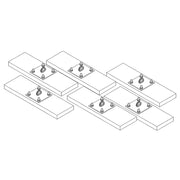 Wall Mounting Kit for Gymnasium Installations