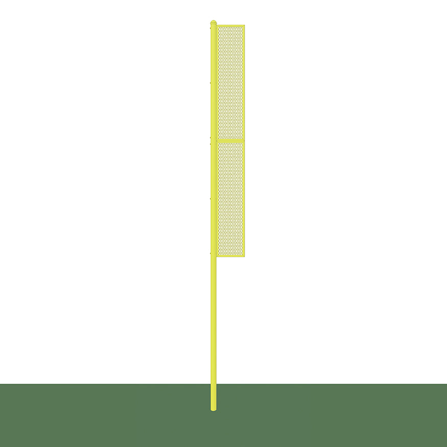 Foul Poles - Collegiate (20 ft.) - Baseball/Softball (Semi-Permanent)  (Yellow)