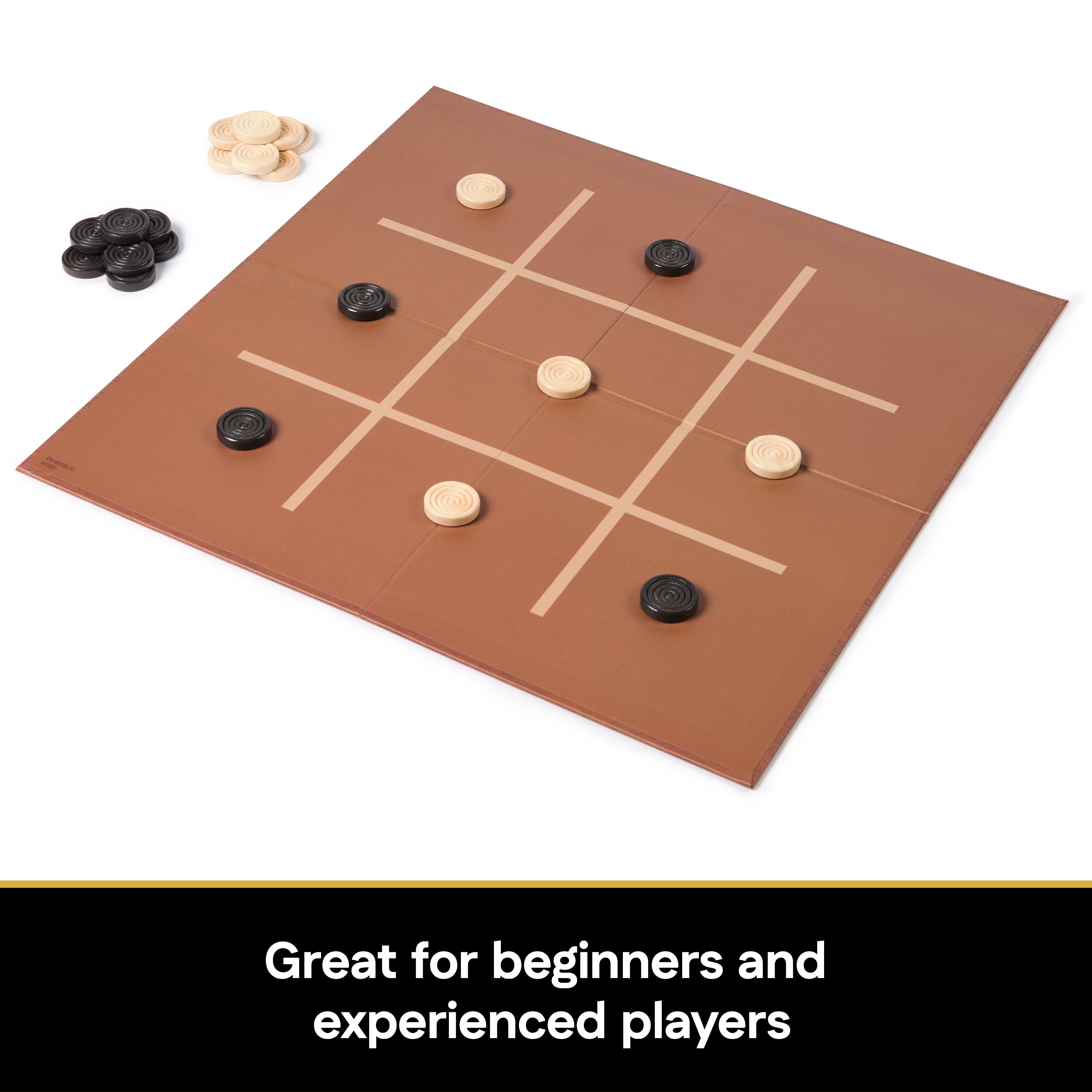 Spin Master Games, Cardinal Classics, Chess Checkers and Tic-Tac-Toe Set, Classic Strategy Games, for Adults and Kids Ages 6 and up