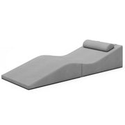 Jaxx Clermont Sun Lounger - Luxurious Waterproof Poolside Lounge & Outdoor Chaise - Sunbrella Slate