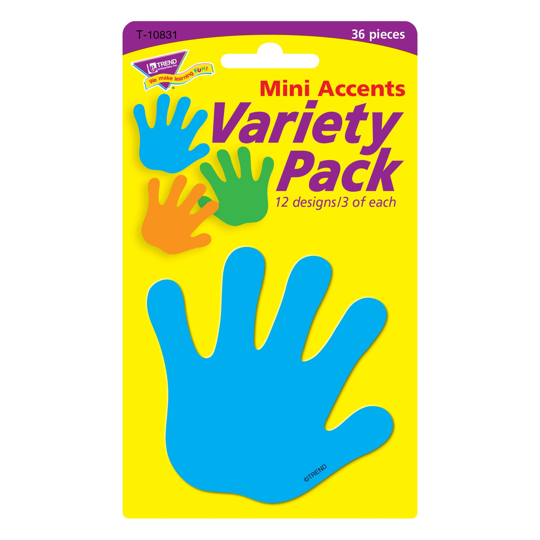 Handprints Mini Accents Variety Pack, 36 ct