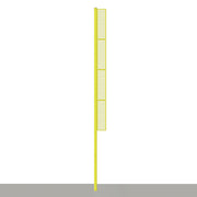 Foul Poles - Professional (30 ft.) - Baseball (Semi-Permanent)  (Yellow)