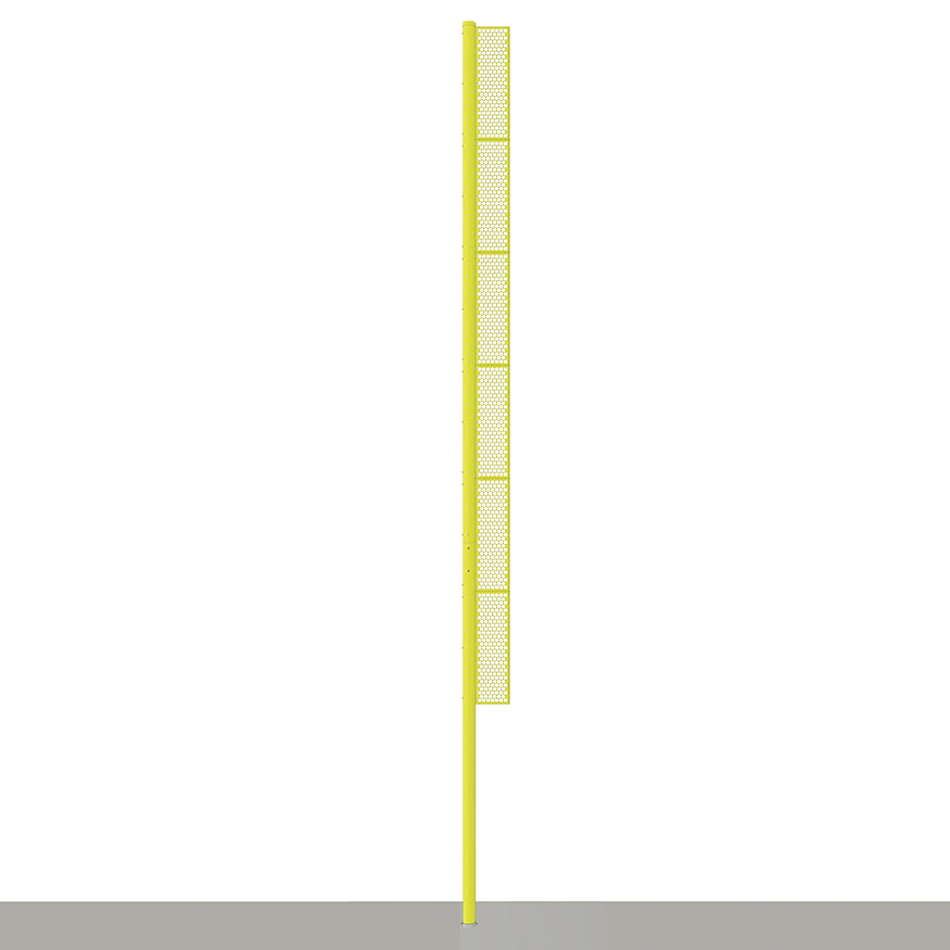 Foul Poles - Professional (40 ft.) - Baseball  (Semi-Permanent) (Yellow)