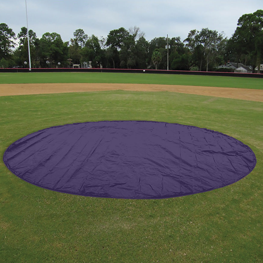 Baseball Rain Cover with Weighted Hem (18 ft. Round - 18 oz. UV Treated Vinyl)