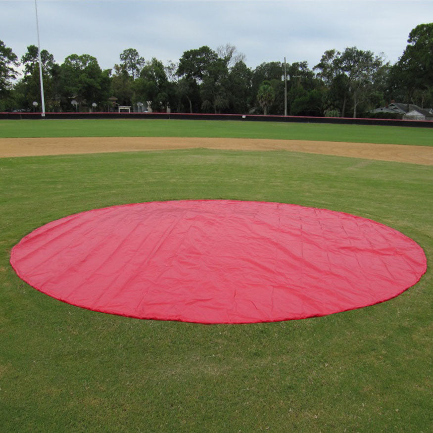 Baseball Rain Cover with Weighted Hem (12 ft. Round - 18 oz. UV Treated Vinyl)