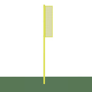 Foul Poles - Collegiate (15 ft.) - Baseball/Softball (Semi-Permanent)  (Yellow)
