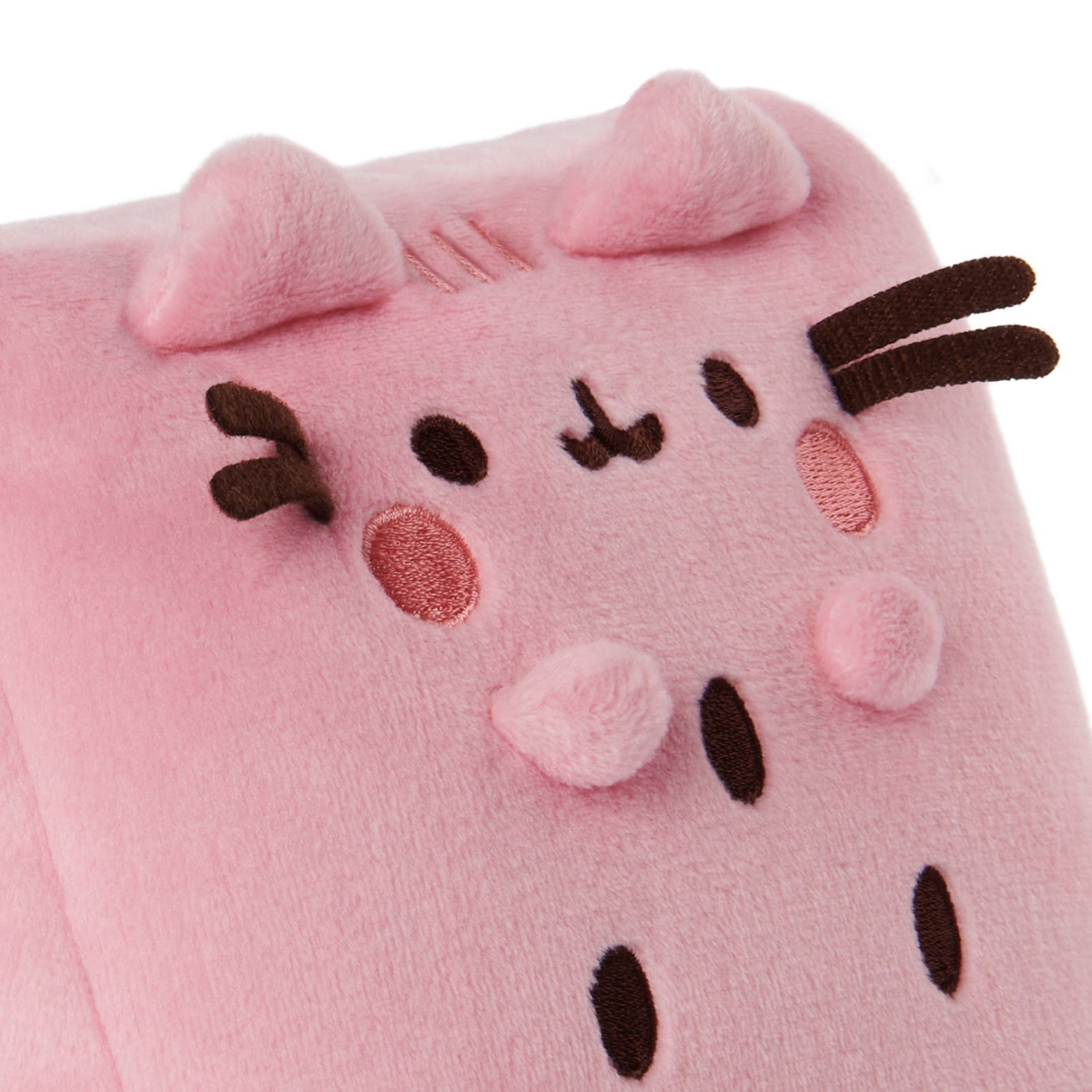 GUND Pusheen Watermelon Plush, Cat Stuffed Animal for Ages 8 and Up, Pink/Green, 6”