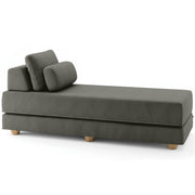 Jaxx Balshan Chaise Lounge Daybed, Charcoal