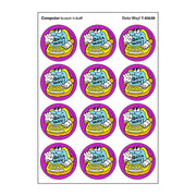 Data Way!/Computer scent Retro Scratch 'n Sniff Stinky Stickers®, 24 ct.