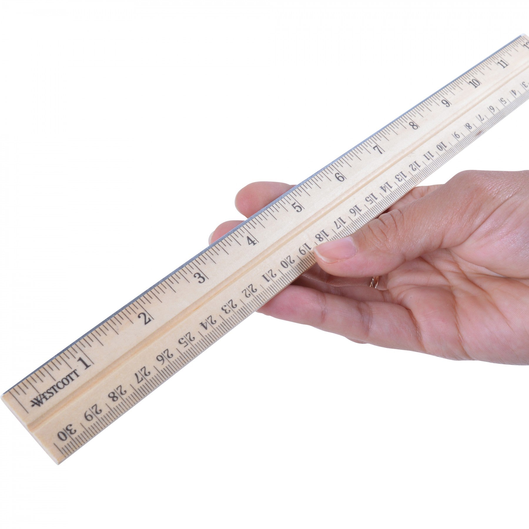 School Wood Ruler, 12"